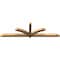 Ekena Millwork Redmond Smooth Timber Gable Bracket, Western Red Cedar, 96"W x 28"H x 3 1/2"D x 3 1/2"F, 7/12 Pitch GBW096X28X0404RED00SWR - alternate 3